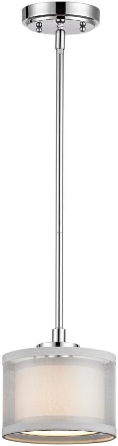 Dolan Designs 1271-26 Chrome Double Organza Mini Pendant