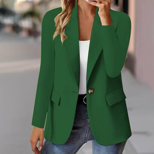 Womens Casual Blazers Stretch Lapel Collar Open Front Work Office Blazer Jacket Long Sleeve Slim Fit Suit Blazer2