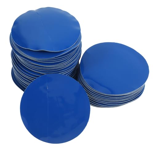 PRETYZOOM 80pcs Tire Patch Repair Tool Car Repair Kit Tire Repair Kit Tire Repair Plug Tire Plug Kit Patch for Tubeless Tires Tire Puncture Patch Car Tire Sealant Blue Rubber