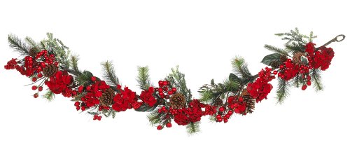 Nearly Natural 72in. Hydrangea Garland