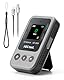 AEGTEST AGT-2309 Portable, Wiederaufladbarer Mini-CO-Monitor, 15 Tage Standby, Umhängeband für Reisen & Camping, Handliches CO-Messgerät mit akustischen & visuellen, 0-1000ppm - Grau