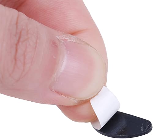 Miniatura 4 de Juego de 20 pares de almohadillas antideslizantes para la nariz, almohadillas adhesivas de silicona para lentes de sol (0.748 x 0.315 x 0.039in,