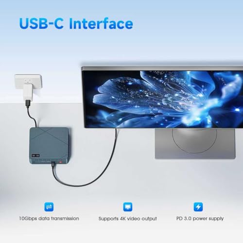Image of wo-we H5 Mini PC Twin Lake N150(4C /4T,Turbo 3.6GHz) 16GB DDR4 RAM 512GB NVMe M.2 SSD Gaming PC, Mini Desktop Computer Triple 4K 60Hz, Dual HDMI, 2.5G RJ45, WiFi5 BT5.0