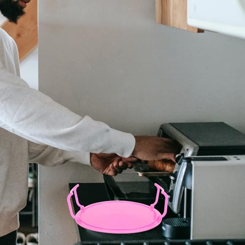 BESPORTBLE Soporte para Vapor Multifuncional 2 Piezas Rejilla de Almacenamiento en Capas para Microondas Bandeja de PP Resistente en Azul y Rosa Estante para Cocina y Calentamiento de - imagen 2