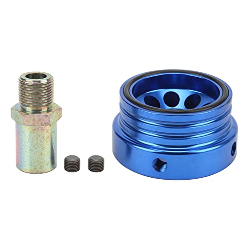 Adaptador de placa sándwich de filtro de aceite – Apto para FR S 2012-2016, 2012-2019, GT86 Temp Pressure 2017 – Aleación de aluminio premium, resistente a la corrosión, (Azul)