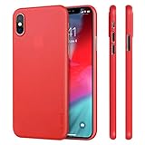 memumi Hülle für iPhone XS 5.8', Schlankes Extra Dünn Hardcase [0.3mm Halb Transparent]...