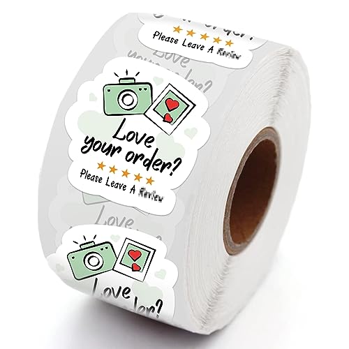 PWHINGN WHING Star Camera Design Stickers & Labels Review: 500-Piece Value Pack for Small Businesses