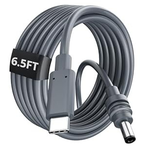 DuHeSin Starlink Mini-kabel, 2 m, Starlink, mini-USB-C-naar-DC-netsnoer, 100 W ingang, waterdichte USB Type C naar DC-kabel voor powerbank 65 W + PD-bron