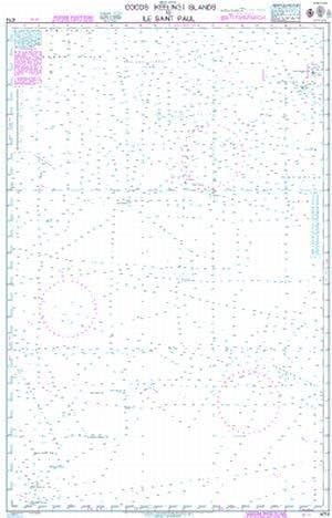UKHO BA Chart 4714: Indian Ocean, Cocos (Keeling) Islands to ÃŽle Saint-Paul