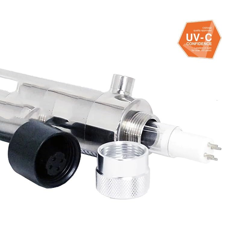 6 GPM 25W Esterilizador Ultravioleta UV desinfección Agua de Acero Inoxidable 304 ROTEK