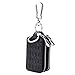 Esdrem Funda Unisex de piel con cremallera para llaves de coche negro...