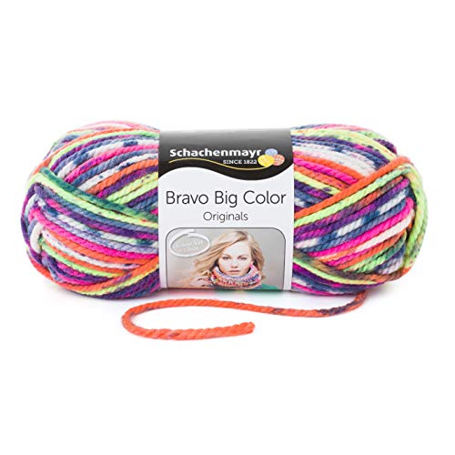 Schachenmayr Bravo Big Color, 200G clown Fils À Tricoter