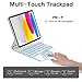 Magic Keyboard Case for iPad 11th (A16, 2025)/10th Generation 2022, Magnetic Stand with Multi-Touch Trackpad, iPad 10.9-inch 10th Gen /11th Gen Keyboard Case, Floating Cantilever Stand,Backlit,White