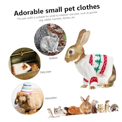 Vêtements de Noël pour petits animaux et lapin sans stress - 5