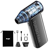 Houselife Cordless Snow Blower for Car, Handheld Electric Snow Blower with Brushless Motor, 150000 RPM Mini Turbo Snow Blower Battery Powered, Portable Blowers for Light Snow on Windows/Stairs/Patio