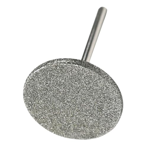 Mipcase Disco de Lijado Plano de Acero Inoxidable 20 MM para Taladro de Uñas Broca para Manicura y Pulido de Bordes Accesorio Profesional para Cuidado y Decoración de Cutículas