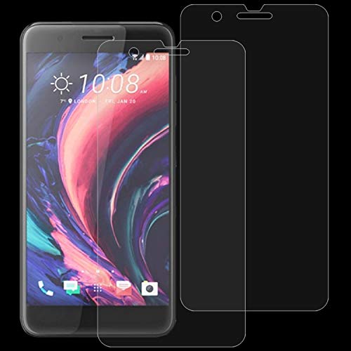 ZAORUN Película Protectora de Pantalla 2 PCS 0.26 mm 9H 2.5D película Protectora de Vidrio Templado Compatible for HTC One X10 Accesorios Compatible para Celular