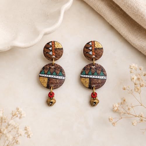 Image of Boho Chic Earrings Collection - Colorful Tassel, Chandeliers, Hoops & Huggies for Women