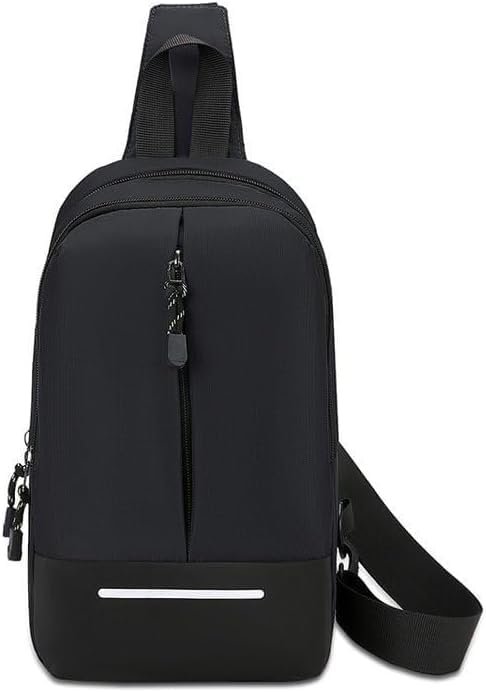 Image of Sling Bag for Men & Women- Crossbody Sling Bag for Travel, Cycling & Hiking | Waterproof Shoulder Bag with Compartment and Zipper Pockets