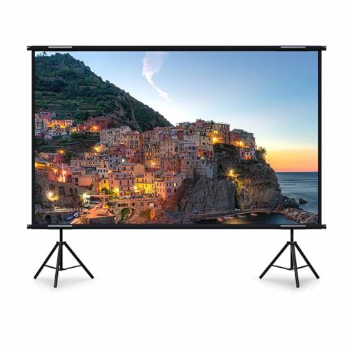 Pantalla para proyector portátil NEONMAN 104x58in con soporte