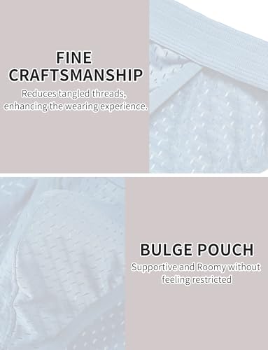FEOYA Men's Bikini Briefs Underwear See Through Mesh Panties Low Rise Thong Briefs Breathable Bulge Pouch Briefs Underpants4
