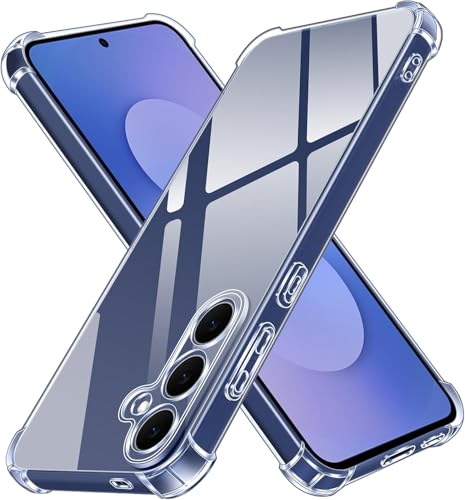 Image of ShieldTech Transparent Mobile Phone Case Cover for Samsung Galaxy S26 FE 5G | Camera & Screen Protection | Anti Yellow Flexible TPU Back Cover Case for Samsung Galaxy S26 FE