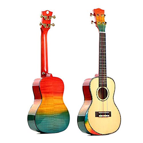Ukulele en bois Finition Brillante Colorée 23 Pouces Concert Ukulélé Epicéa Professionnel Uke Hawaii Enfants Petite… - Les Beatles, Paul McCartney, John Lennon, RIngo Starr, George Harrison Ukulele en bois Finition Brillante Colorée 23 Pouces Concert Ukulélé Epicéa Professionnel Uke Hawaii Enfants Petite… – Image 3