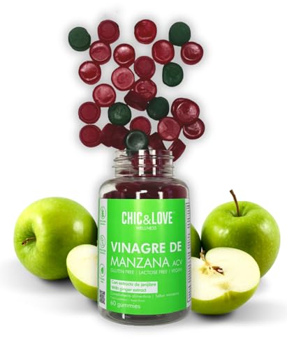 CHIC & LOVE Gummies Vinagre de Manzana 60 uds