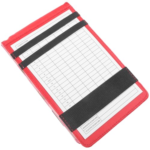 BESPORTBLE Golf Scorecards Notebook Score Keeping Book Erasable Portable Lightweight Golfing Scorebook Present Idea