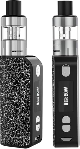 Manvap Cigarrillo Electrónico de Vapor sin Nicotina Vaper Kit Cigarro Electrónico Vaporizador Kit Completo - 80W Núcleo de Atomización Manvap Cigarrillo Electrónico de Vapor sin Nicotina Vaper Kit Cigarro Electrónico Vaporizador Kit Completo - 80W Núcleo de Atomización