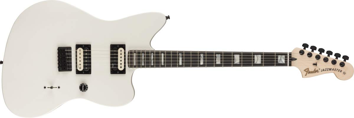 Amazon.com: Fender Jim Roott V4 Jazzmaster Electric Guitar, Arctic