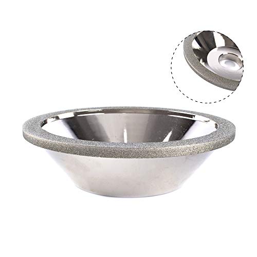 5 Inch Cup Shape Electroplate Diamond Grinding Wheel For Metal Sharpener Grinder Accessories For Angle Grinder