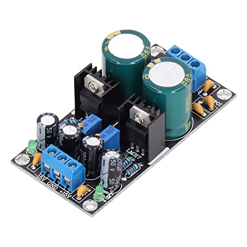 LM317 LM337 Voltage Regulator Module, 1.5A Output Current Regulator Module Voltage Stabilized Module Adjustable Stabilized Board Power Supply AC10-24V Input