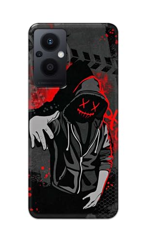 Image of Printed Hard Back Cover for Oppo Reno7 Z 5G Back Cover (Hoodie Rapper) -190724(EA)