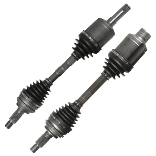Image of Detroit Axle - FWD Front 2pc CV Axles for 2007-2014 Ford Edge