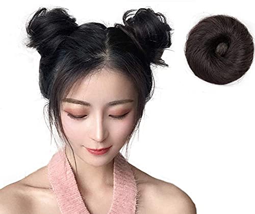 aisi hairウィッグ シュシュ お団子 耐熱 ポイントウィッグ つけ毛 エクステ 部分ウィッグ シニヨン 髪飾り 結婚式 和装 装着簡単 4色