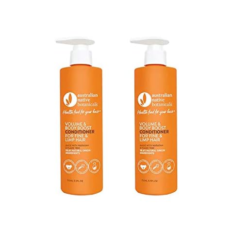 Australian Native Botanicals Volume & Body Boost Conditioner, With Waratah & Flame Tree, Suitable For Fine & Limp Hair - 2 x 250ml Cover