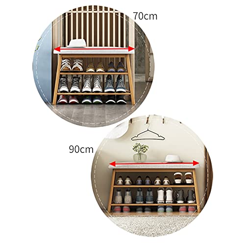 Banc à chaussures double couche idéal pour optimiser le rangement de votre entrée - 5