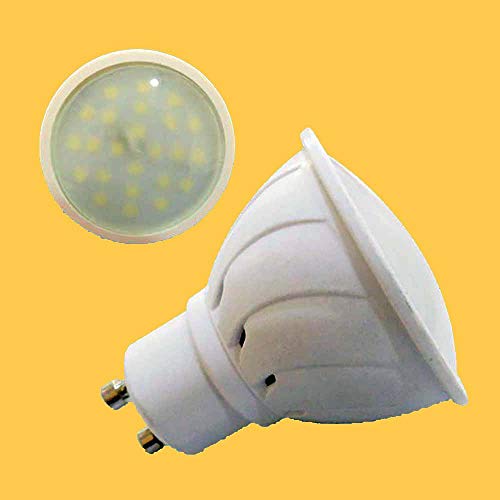 TODO HOGAR Halógenos LED GU10 6W - Bombilla LED de Luz Cálida (Pack de 6 Und.)