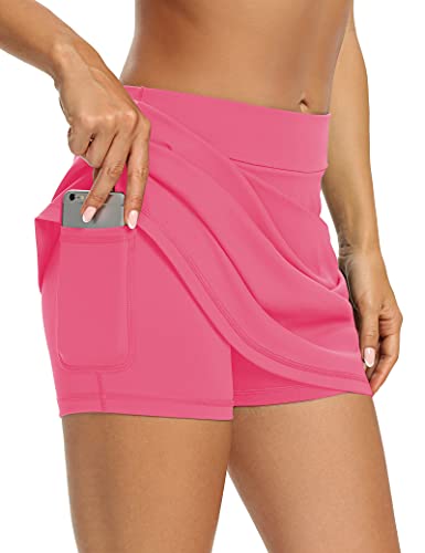 Image of LouKeith Tennis Skirts for Women Golf Athletic Activewear Skorts Mini Summer Workout Running Shorts with Pockets