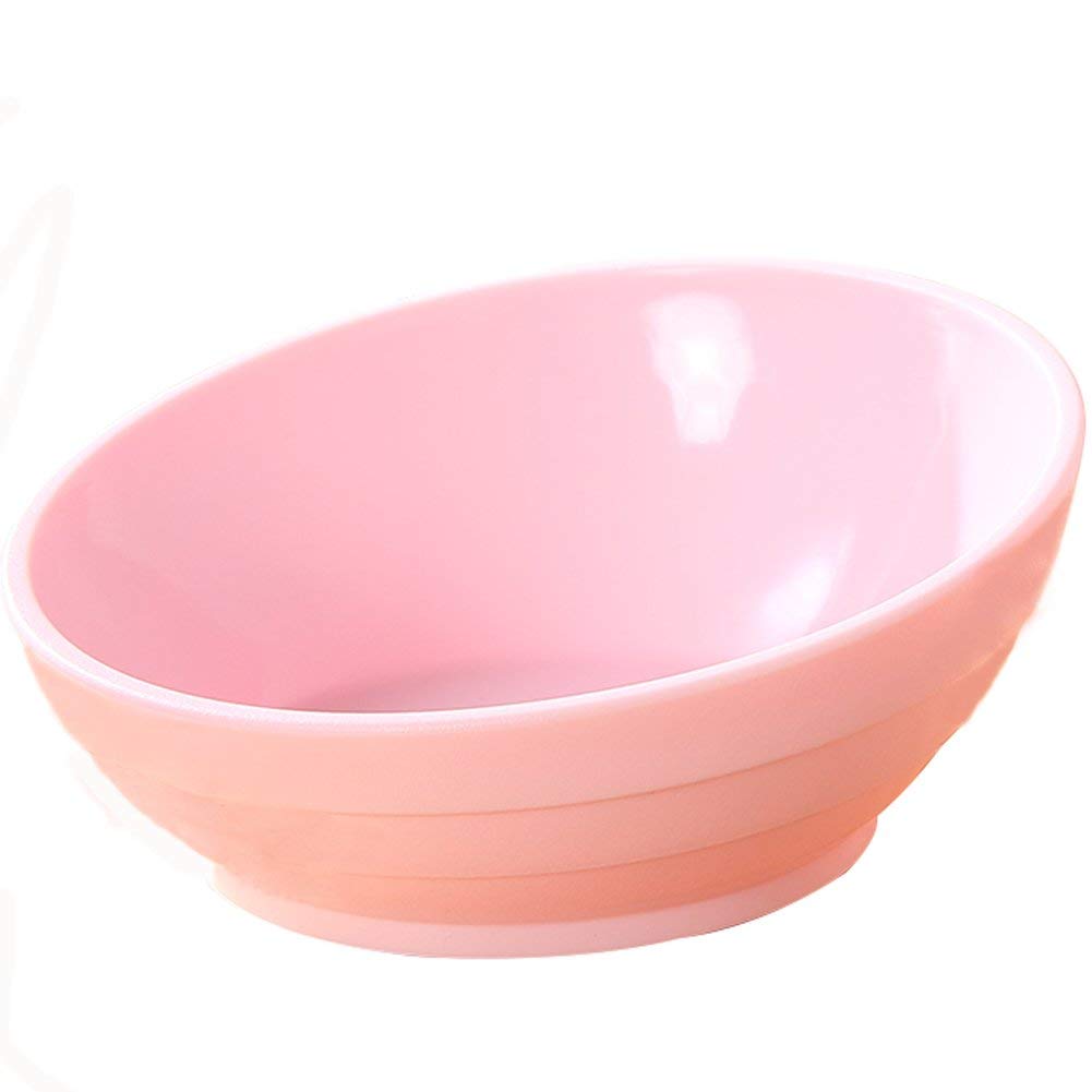 Creation Core Premium Quality Tilted Pet Bowl for Cats Small Animals with Anti-skid Rubber(Pink)