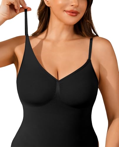 Shapewear Tummy Control BodySuit for Women Seamless Body Suit with Adjustable Straps4