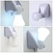 Portable LED Light Bulb Cordless Battery Operated Stick Up Night Handy Lamp Tool Cactus Light (White, One Size)