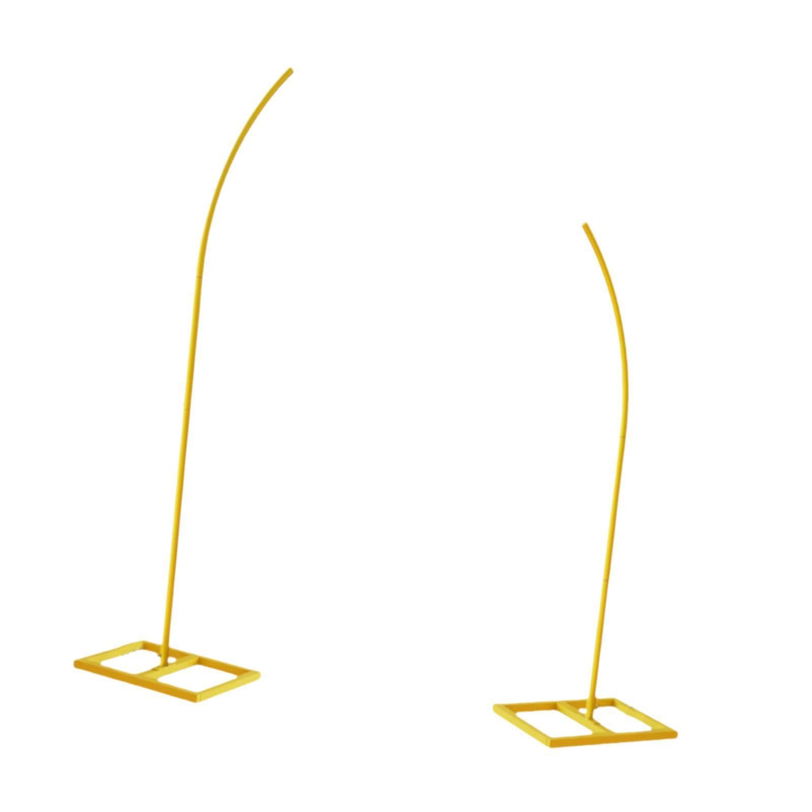 Soporte de metal curvo de fácil montaje para celebraciones de eventos, ideal para globos con tornillos de ajuste. Soporte de fondo de metal curvo