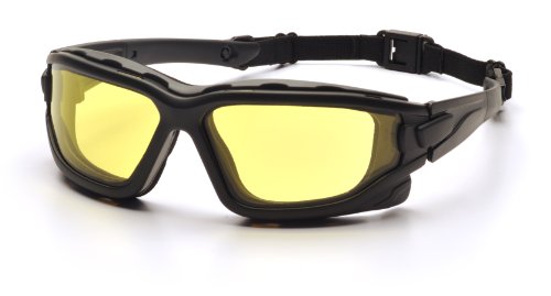 Pyramex Safety I-Force SB7030SDT Schutzbrille mit erhöhter Antibeschlagwirkung Feuerresistent, gelb, Bernstein Cover