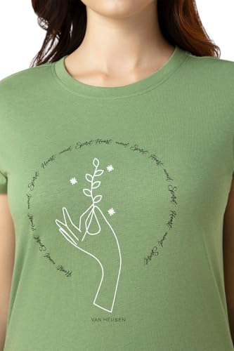 Image of Van Heusen Women's Cotton Regular Fit T-Shirt