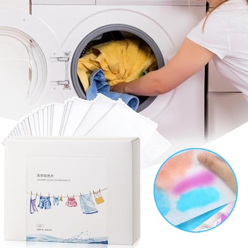 ランドリーカラーキャッチャー | 30枚入り 洗濯色止めシート | 家庭用洗濯用品 衣類保護 色移り防止