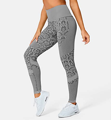 Womens Butt Lifting High Waisted Seamless Leggings for Gym Workouts, Yoga, Running, Exercise3