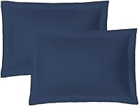 Vista 8 de iMaylex - Juego de 2 fundas para almohadas tipo sobre 100 % de algodón egipcio suave y transpirable, con aspecto de seda y acogedoras, fundas