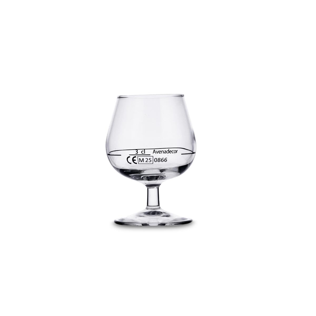 Arcoroc Set 12 Copas coñac de Vidrio 15cl, Marca de 3cl